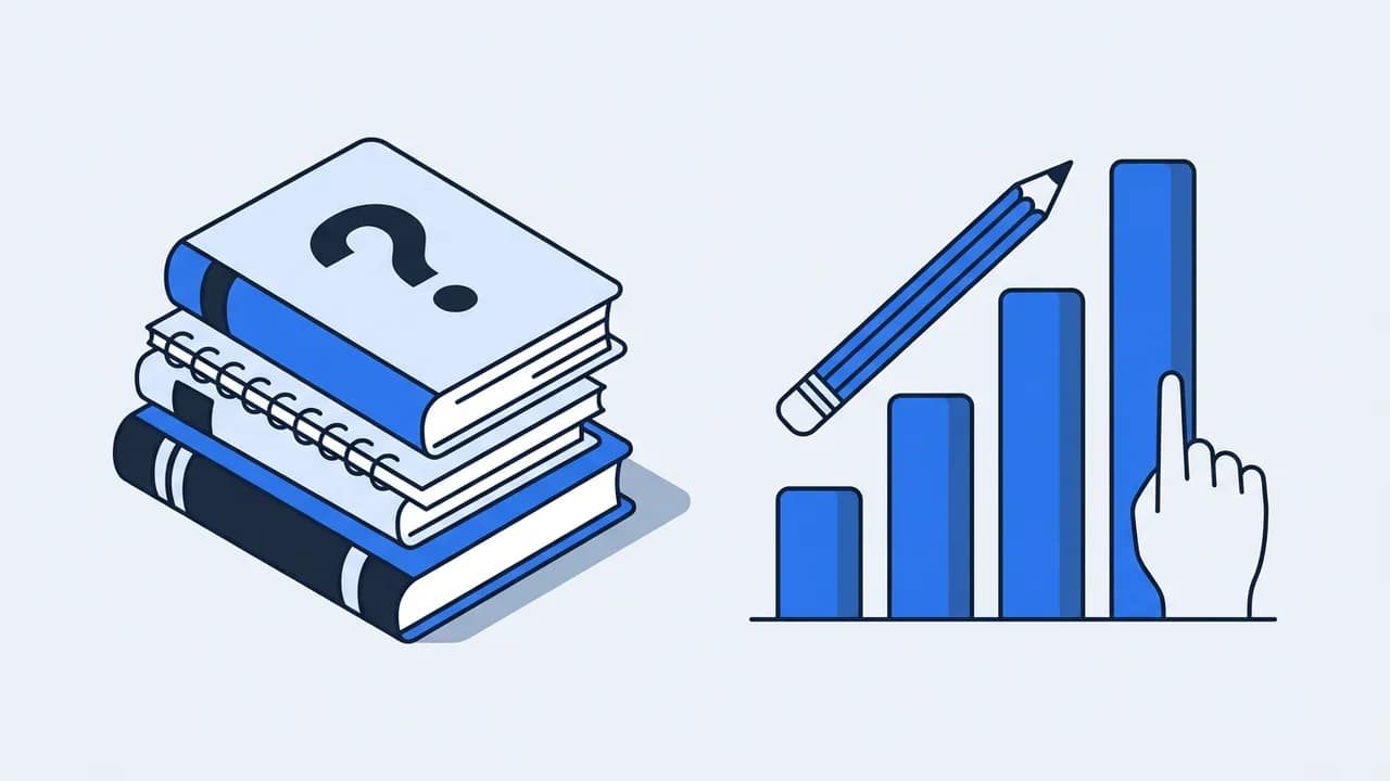 Illustration à plat montrant un graphique analytique avec des barres ascendantes.
